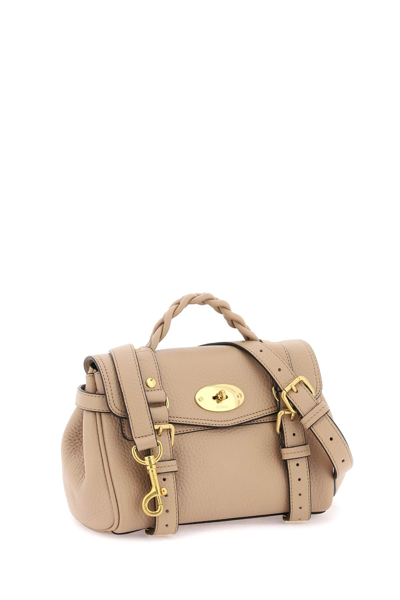 Shop Mulberry Alexa Mini Bag In Maple (beige)