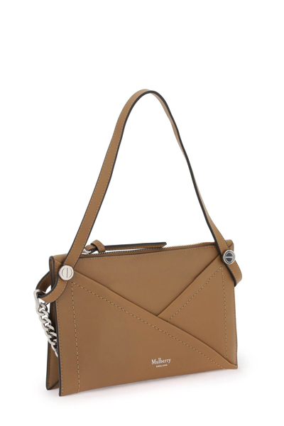 Shop Mulberry M Handbag In Teak (brown)