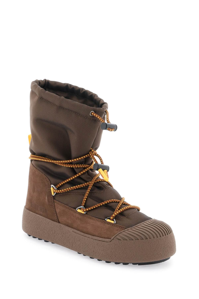 Shop Moon Boot Mtrack Polar Boots In Brown (brown)