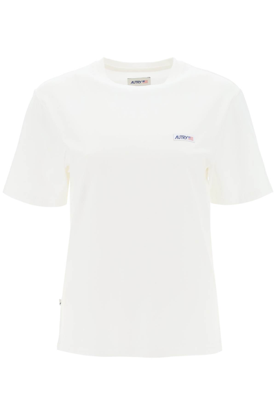 Shop Autry Icon T-shirt In White (white)