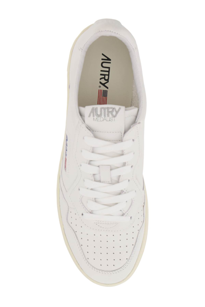 Shop Autry Soft Medalist Low Sneakers In White (white)