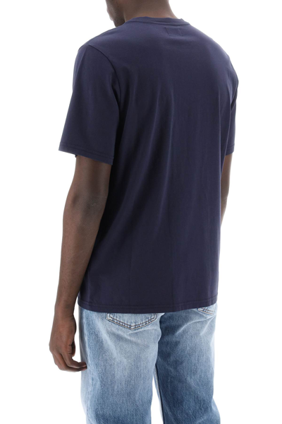 Shop Autry T-shirt With Logo Label In Blue (blue)