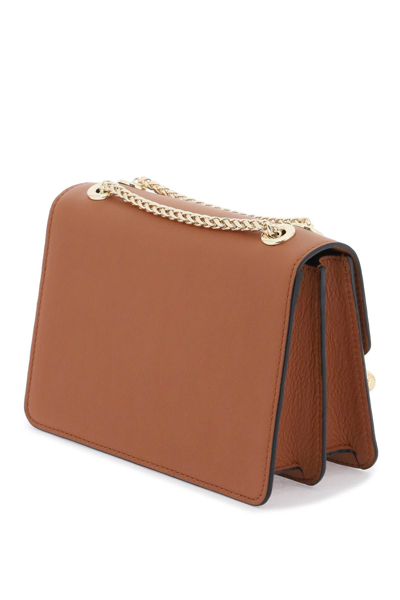 Shop Strathberry East/west Mini Bag In Chestnut (brown)