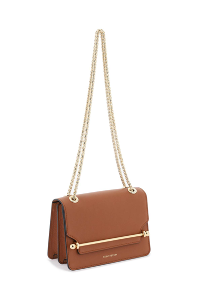 Shop Strathberry East/west Mini Bag In Chestnut (brown)