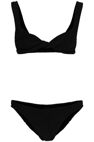 Shop Hunza G Juno Bikini Set In Black (black)