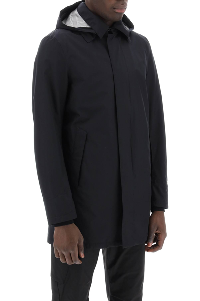 Shop Herno Laminar Laminar Carcoat In Gore-tex 2l In Nero (black)