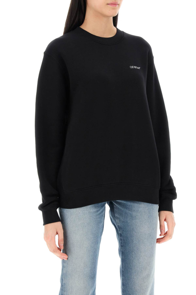 Shop Off-white X-ray Arrow Crewneck Sweatshirt In Black Multicolor (black)