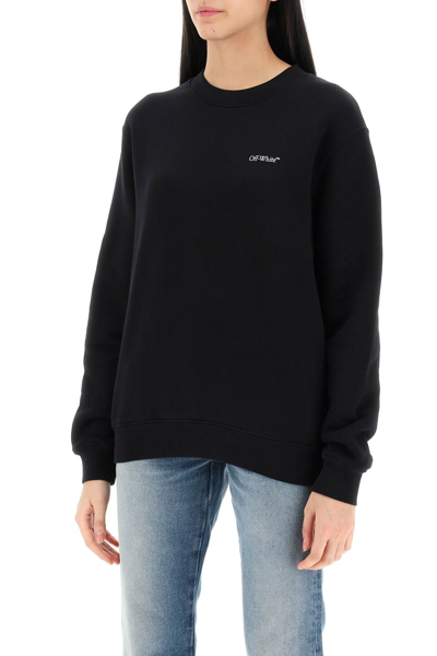Shop Off-white X-ray Arrow Crewneck Sweatshirt In Black Multicolor (black)