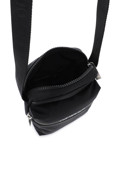 Shop Off-white Nylon Crossbody Bag In Black No Color (black)