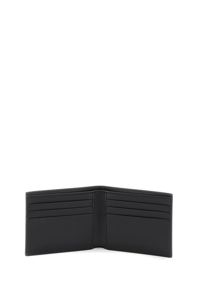 Shop Off-white Bookish Logo Bi-fold Wallet In Black White (black)