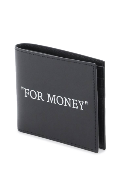 Shop Off-white Bookish Bifold Wallet In Black White (black)