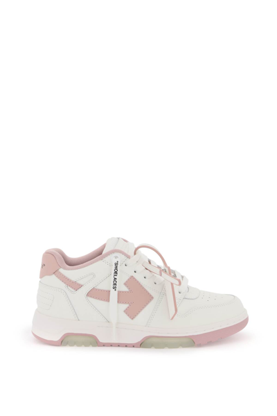 Shop Off-white Out Of Office Sneakers In White Pink (white)