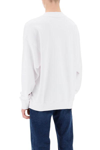 Shop Off-white Skate Sweatshirt With Off Logo In White Black (white)