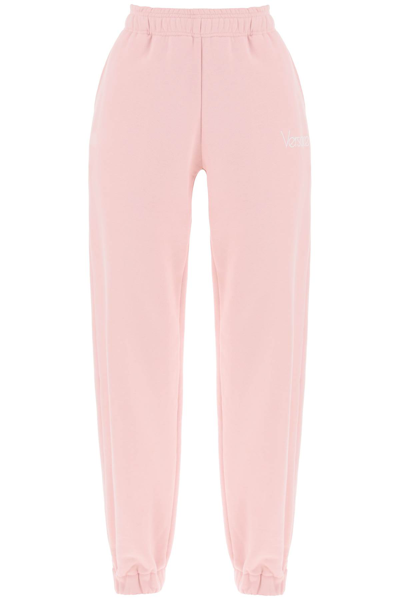 Versace 1978 Re-edition Joggers In Pink White (pink)