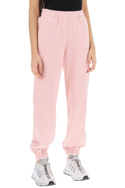 Shop Versace 1978 Re-edition Joggers In Pink White (pink)