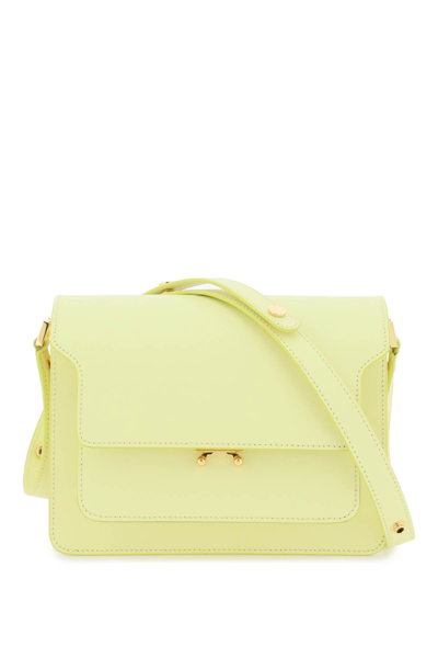 Shop Marni Trunk Medium Bag In Vanilla (yellow)