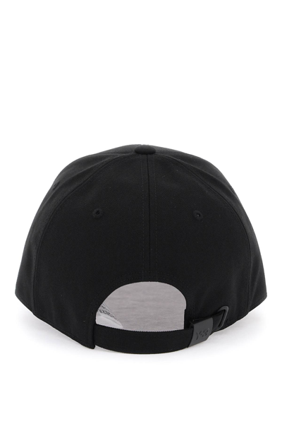 Shop Y-3 Baseball Cap With Embroidered Logo In Black Black (black)