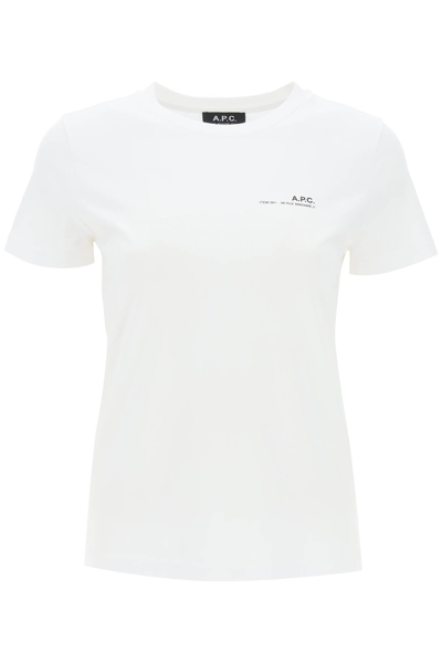 Shop Apc Item T-shirt In White (white)