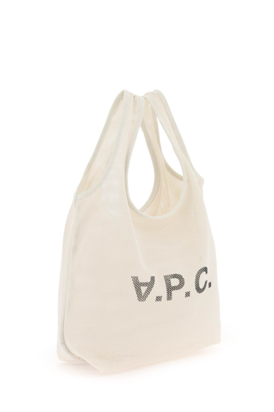 Shop Apc Rebound Tote Bag In Ecru