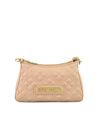 Shop Love Moschino Designer Handbags Women's Beige Handbag In Neutrals