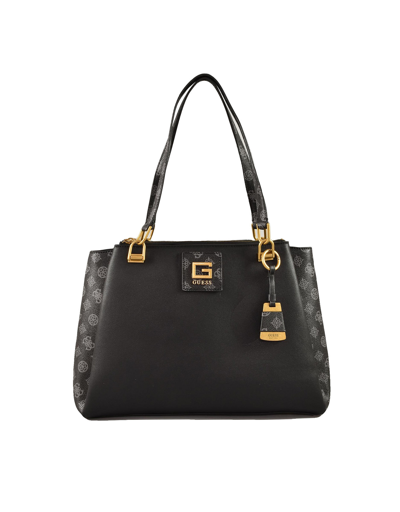 Shop Guess Designer Handbags Women's Black / Gray Handbag