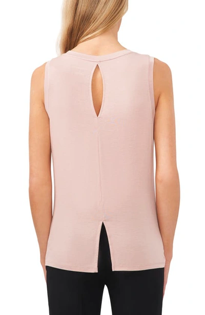 Halogen Back Keyhole Tank In Pink Adobe