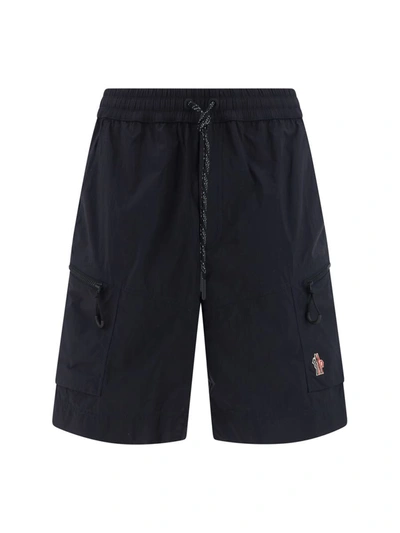 Shop Moncler Grenoble Bermuda Shorts In 999