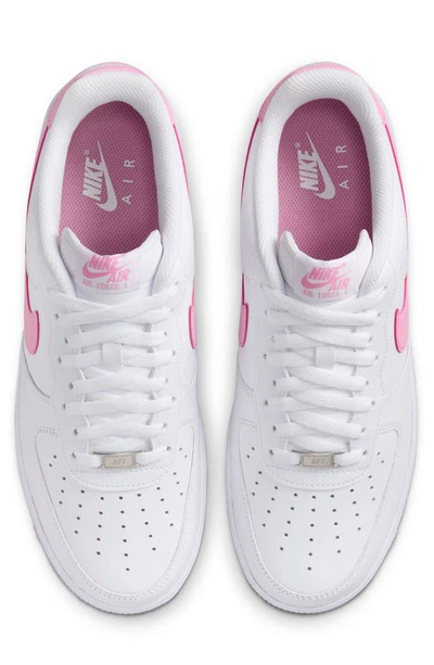 Shop Nike Air Force 1 '07 Sneaker In White/ Pink Rise/ White