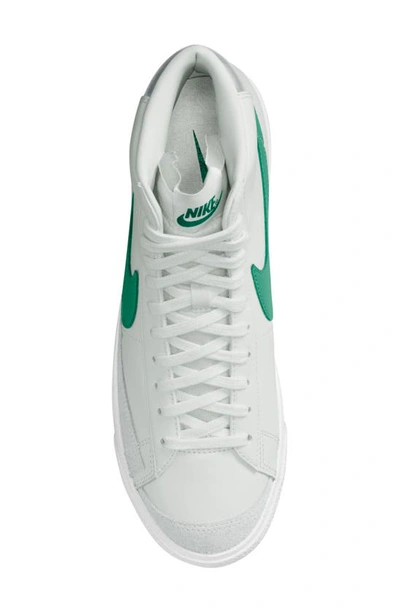 Shop Nike Blazer Mid '77 Vintage Sneaker In White/ Malachite/ Photon Dust