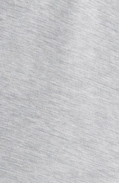 Johnnie-o Hanks Heathered Quarter Zip Pullover In Light Gray