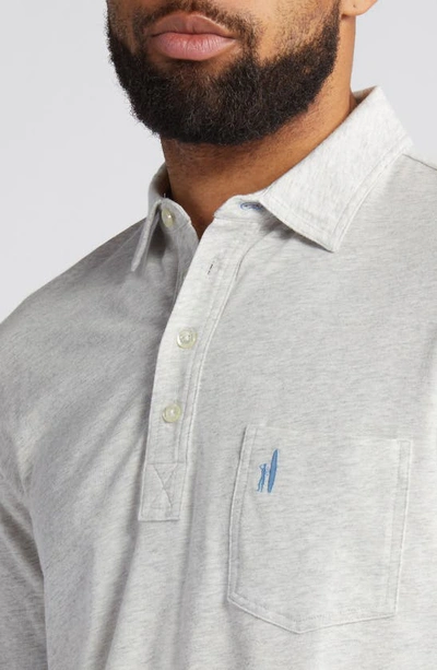 Shop Johnnie-o Heathered Original 2.0 Regular Fit Polo In Heather Gray