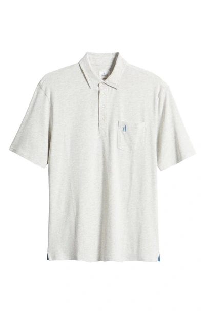 Shop Johnnie-o Heathered Original 2.0 Regular Fit Polo In Heather Gray