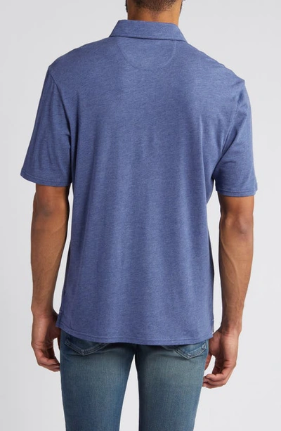 Johnnie-o Heathered Original 2.0 Regular Fit Polo In Oceanside