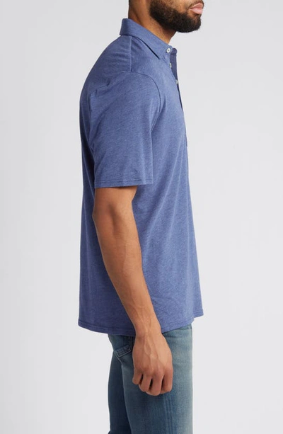 Johnnie-o Heathered Original 2.0 Regular Fit Polo In Oceanside