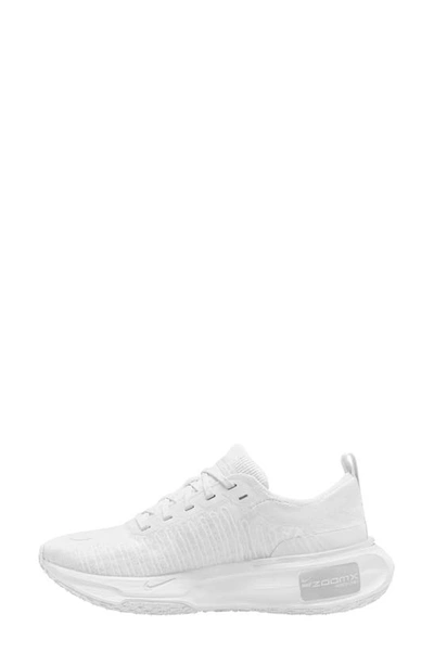 Nike Zoomx Invincible Run 3 Running Shoe In White/ Photon Dust/ Platinum