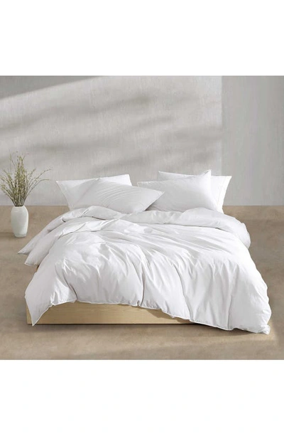 Calvin Klein Washed Percale Comforter & Shams Set In White
