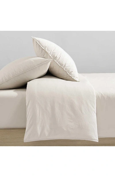 Shop Calvin Klein Washed Percale Comforter & Shams Set In Beige/ Tan