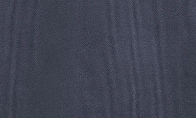 Shop Nike Solo Swoosh Oversize Quarter Zip Sweatshirt In Thunder Blue/ White