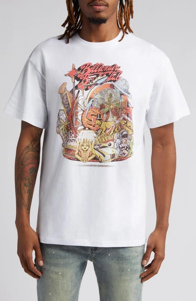 Shop Billionaire Boys Club Floating City Graphic T-shirt In White