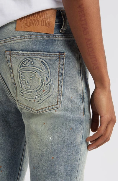 Shop Billionaire Boys Club Lunar Distressed Stretch Jeans In Molecule