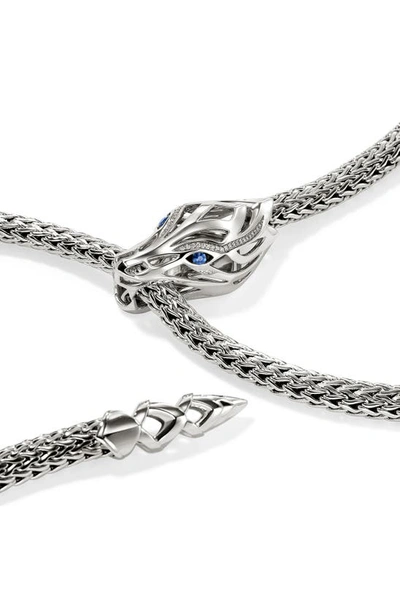 John Hardy Naga Lariat In Silver