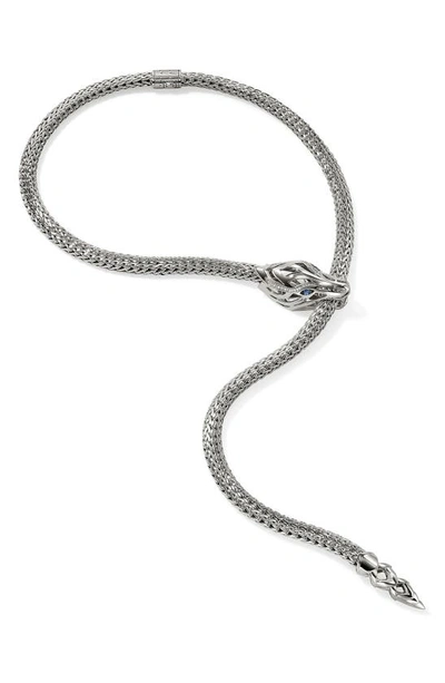John Hardy Naga Lariat In Silver