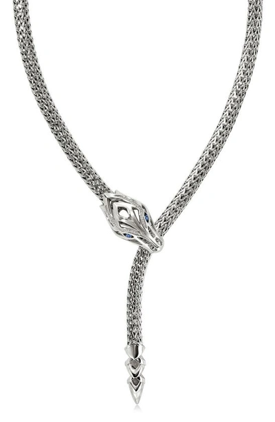 John Hardy Naga Lariat In Silver