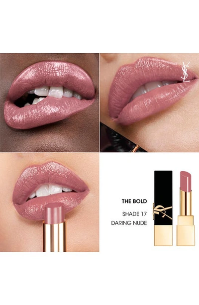 Shop Saint Laurent The Bold High Pigment Lipstick In 17 Darling Nude