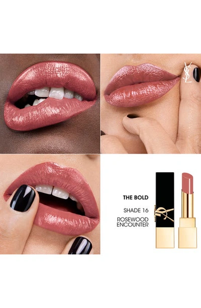 Shop Saint Laurent The Bold High Pigment Lipstick In 16 Rosewood Encounter