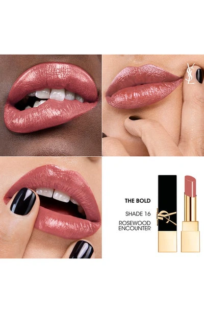 Saint Laurent The Bold High Pigment Lipstick In 16 Rosewood Encounter