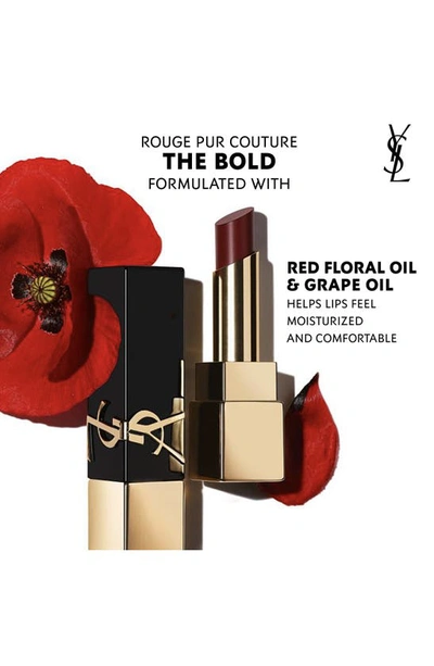 Shop Saint Laurent The Bold High Pigment Lipstick In 16 Rosewood Encounter