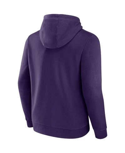 Fanatics Branded  Purple Baltimore Ravens Between The Pylons Pullover Hoodie In Purple