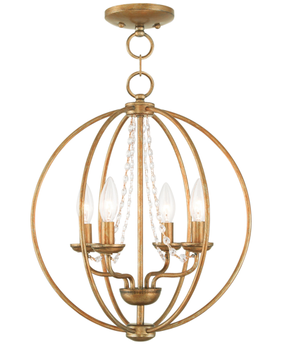 Livex Arabella 15" Pendant In Gold
