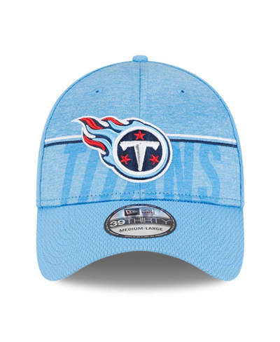 New Era Light Blue Tennessee Titans 2023 Nfl Training Camp 39thirty Flex Fit Hat In Light Blue